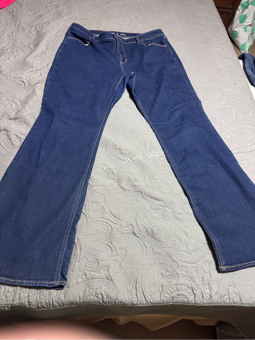 Old Navy Women's Dark Blue Flare Jeans 18long